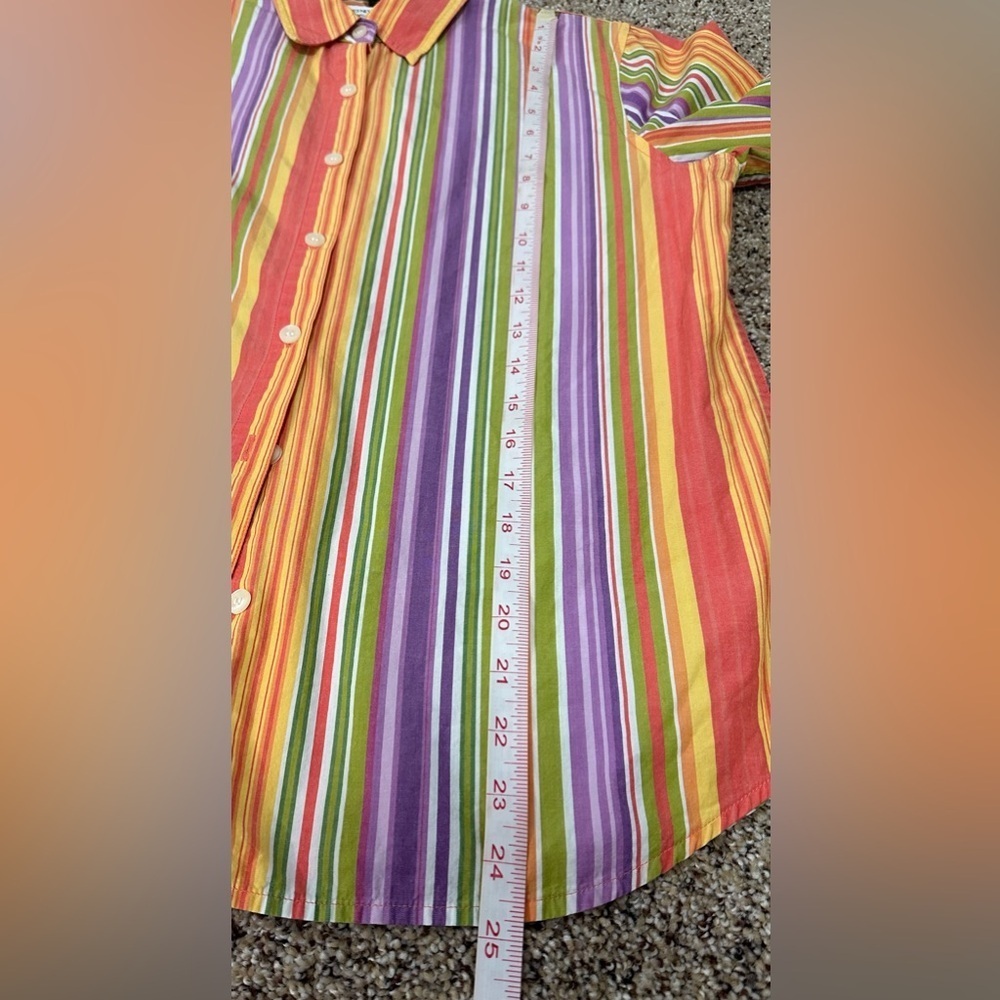 Jones New York Sport Women’s Multicolor Long Sleeve Button-Up Shirt 🌟 - Picture 8 of 11